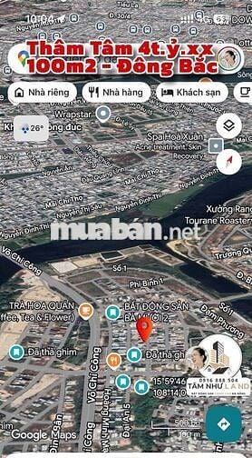 Bán đất đường Thâm Tâm, Hoà Quý, Ngũ Hành Sơn sát Minh Mạng sạch đẹp