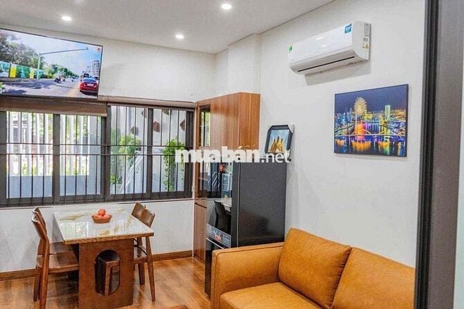 Cho thuê căn hộ 1 phòng ngủ mới keng ngay Nam Việt Á- Có Hồ Bơi