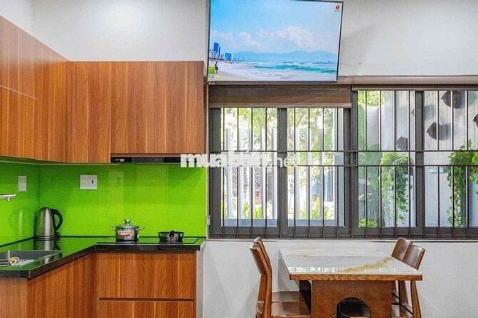 Cho thuê căn hộ 1 phòng ngủ mới keng ngay Nam Việt Á- Có Hồ Bơi