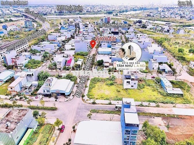 Bán đất đường Thâm Tâm, Hoà Quý, Ngũ Hành Sơn sát Minh Mạng sạch đẹp