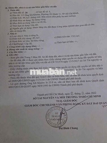 Nhà 3 tầng mặt tiền kd Ông Ích Khiêm -q11 (4m x 12,5) tiện kd