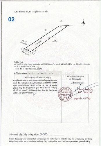 Đất nghĩ dưỡng 1000m2 sổ sẵn thổ cư giá chỉ 630 triệu ven Đà Lạt