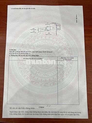 Bán Đất 1/Quốc lộ 13 giá chỉ 1ty650 đường Bêtông 4m 111m