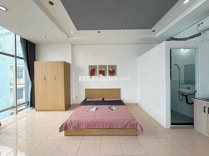 CĂN HỘ STUDIO CỬA SỔ TRỜI LỚN FULL NỘI THẤT_GẦN CÔNG VIÊN LÊ THỊ RIÊNG
