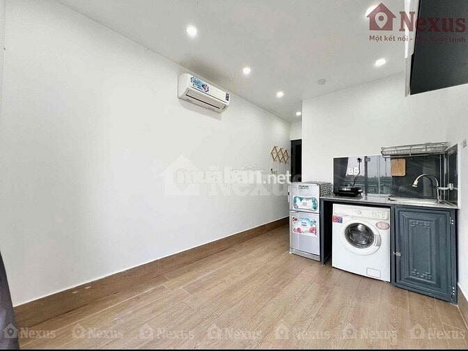 STUDIO BAN CÔNG FULL NỘI THẤT, MÁY GIẶT RIÊNG GẦN CẦU CHỮ Y