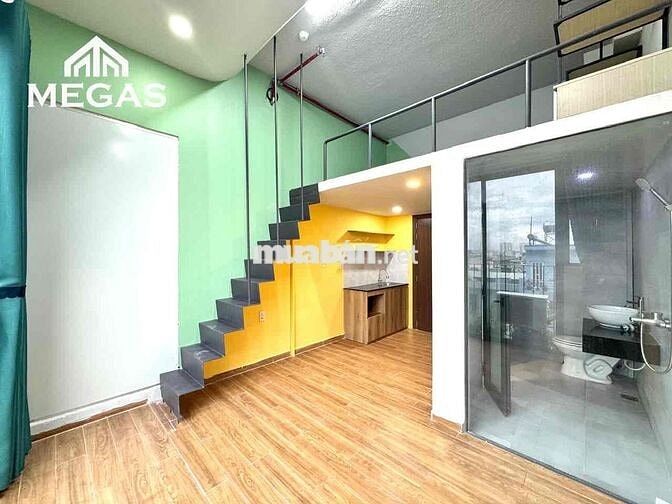 ✔️Căn Hộ View Kính 35m2 - Full Nội Thất, New 100% ngay Cầu Tham Lương