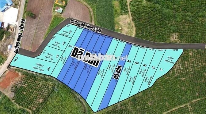 ĐẤT NỀN LÂM ĐỒNG VIEW ĐỒI GIÁP NHỰA – 1.000m² CHỈ 630 TRIỆU!