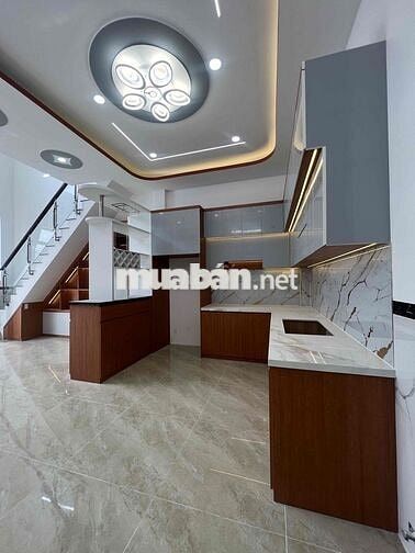 NHỈNH 4 TỶ NHÀ ĐẸP XỊN FULL NỘI THẤT XUÂN THỚI THƯỢNG 100m2 Ô TÔ ĐẬU S