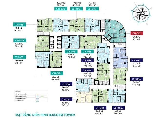 BÁN DỰ ÁN BLUEGEM TOWER – THANH TRÌ, HÀ NỘI - VIÊN NGỌC XANH PHÍA NAM 