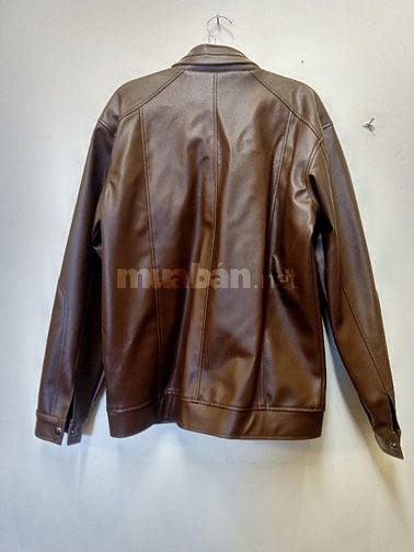 Bán áo da nam , màu nâu, còn khá mới
