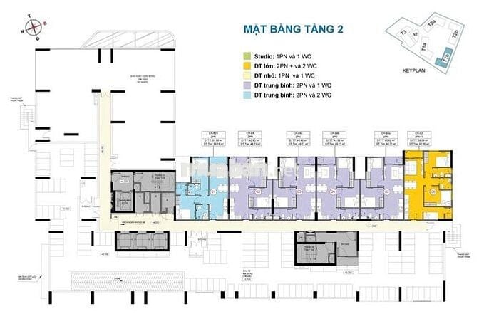 suất nội bộ căn studio block t2b giá chỉ từ 1ty view nội khu tầng đẹp