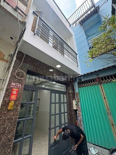 4,18 tỷ  Nhà 2 lầu sân thượng trước hưng phú p9q8 3pn nhà đẹp hẻm 3m