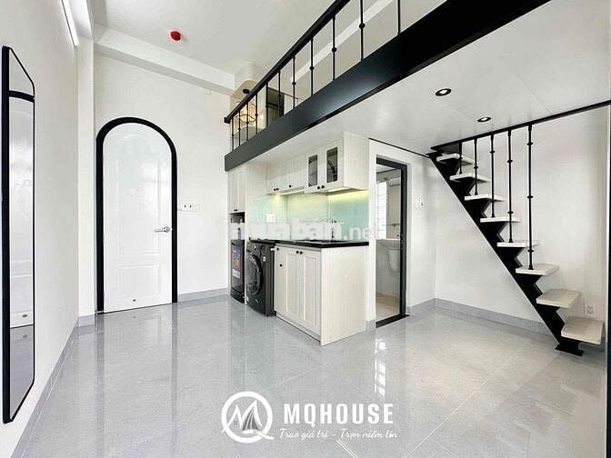 Duplex ban công, máy giặt riêng, full nội thất mới 100% ngay bốn xã