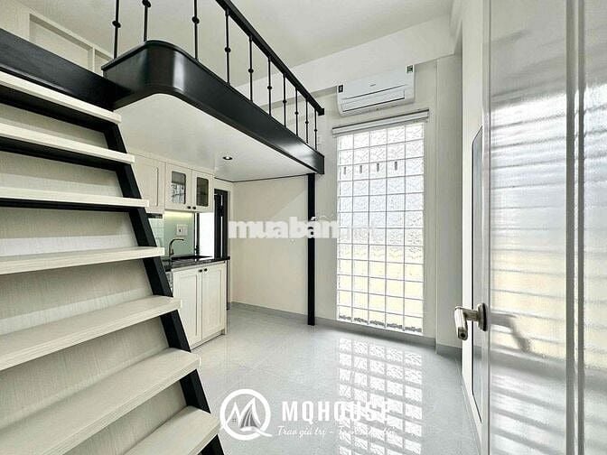 Duplex ban công, máy giặt riêng, full nội thất mới 100% ngay bốn xã