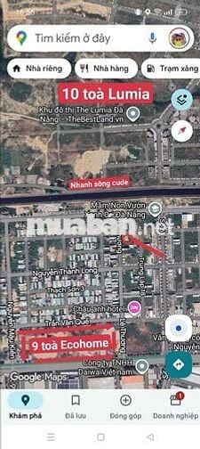 Góc ngã 4 đường 7,5m KĐT Lakeside - Diện tích 190m2 - ngang 8,5m