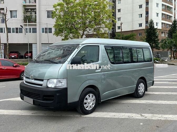 Hiace 2007 số sàn máy xăng, van 3 chổ 950kg
