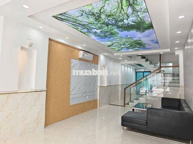 Nhà đẹp 6PN ,4 tầng, KDC đồng bộ,Cách Phú Mỹ Hưng 5 ph– giá chỉ 9.5 Tỷ