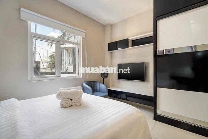 Cho thuê căn hộ quận 1 Tôn Thất Tùng full nội thất cửa sổ thoáng mát