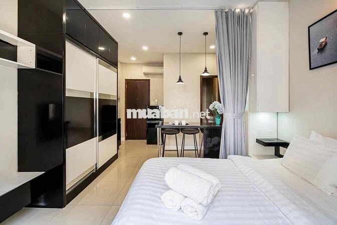 Cho thuê căn hộ quận 1 Tôn Thất Tùng full nội thất cửa sổ thoáng mát