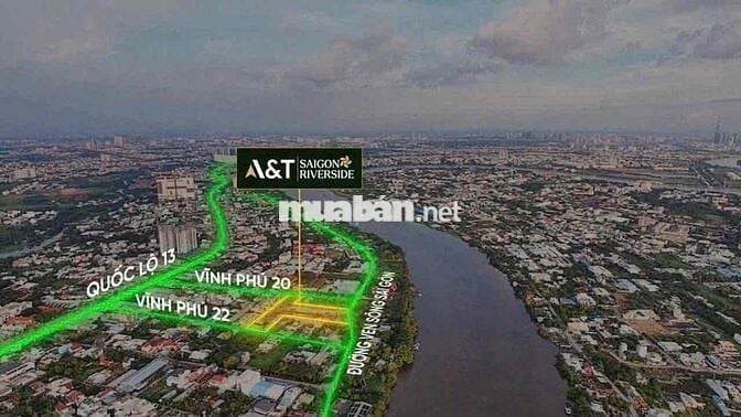 CĂN HỘ VIEW SÔNG SÀI GÒN MẶT TIỀN QL13 BÀN GIAO NT CAO CẤP