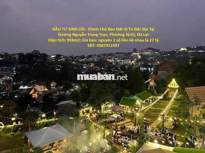 Bán Đất Vị Trí Đắc Địa Tại Đường Nguyễn Trung Trực, Phường 3 (cũ)