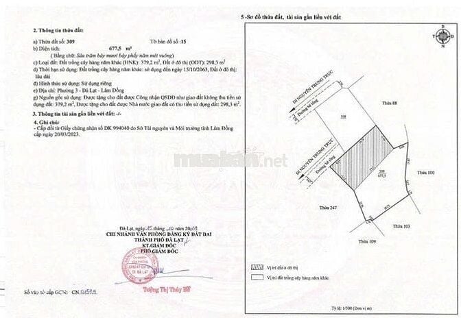 Bán Đất Vị Trí Đắc Địa Tại Đường Nguyễn Trung Trực, Phường 3 (cũ)