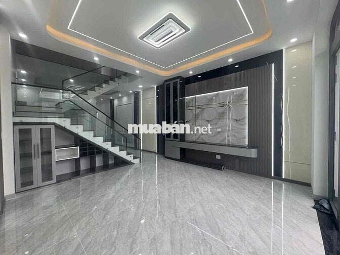 BÁN NHÀ 1 TRÊT 1 LẦU MỚI XÂY - NỘI THẤT CAO CẤP