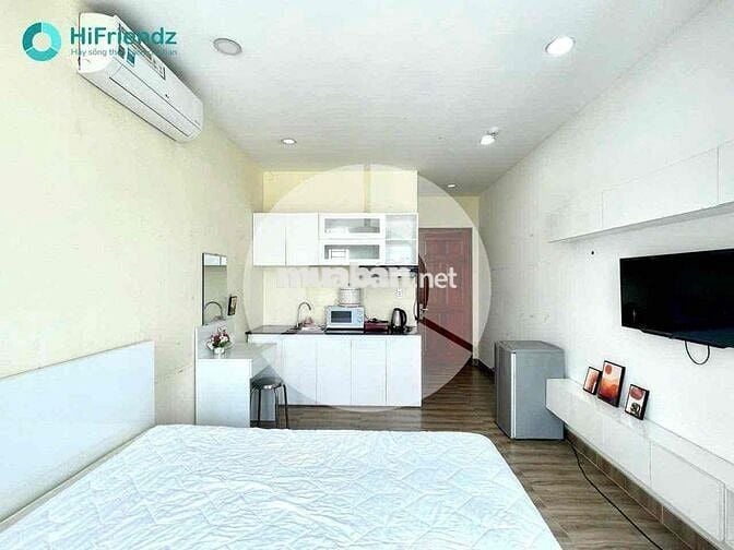 STUDIO BAN CÔNG TONE TRẮNG FULL NỘI THẤT CỰC SẠCH SẼ KẾ AEON BÌNH TÂN