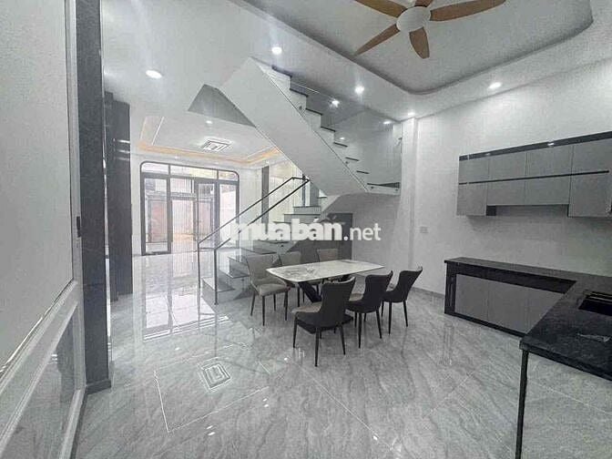 BÁN NHÀ 1 TRÊT 1 LẦU MỚI XÂY - NỘI THẤT CAO CẤP