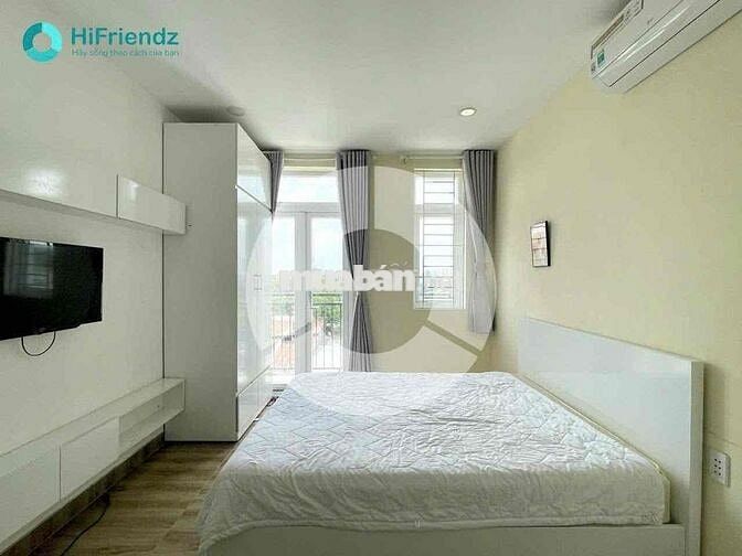 STUDIO BAN CÔNG TONE TRẮNG FULL NỘI THẤT CỰC SẠCH SẼ KẾ AEON BÌNH TÂN