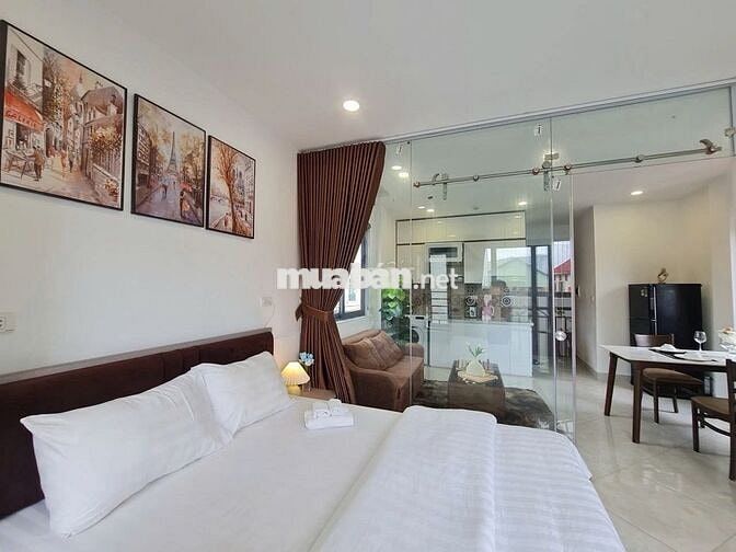 CHO THUÊ CĂN HỘ 1N1K FULL NỘI THẤT SIÊU THOÁNG NGAY LOTTE LIỄU GIAI