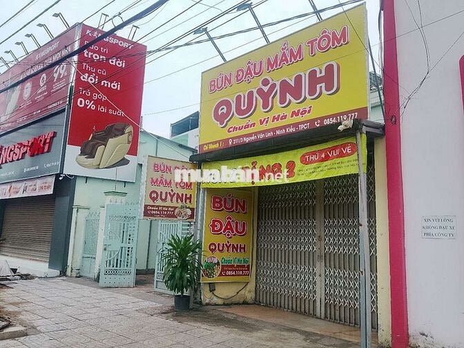 Cho thuê nhà mặt tiền Nguyễn Văn Linh gần ngã tư 3/2