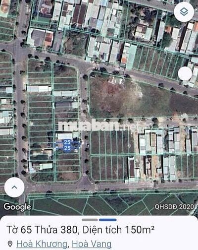 Đất sạch đẹp khu tái định cư Hoà Khương, còn 1 lô rẻ nhất thị trường,