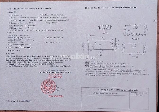 Bán Biệt thự đẹp 4/32 Văn Chung, P.13, Q.Tân Bình, ngay nhà ga T3