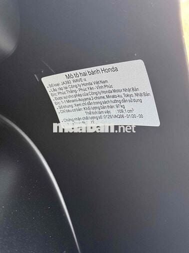 📌 WAVE 2022 Bs 65 đúng chủ