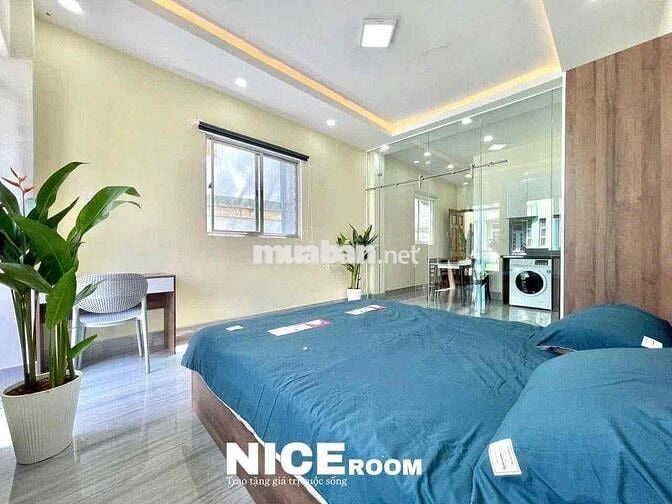 CHO THUÊ CĂN HỘ 1 PHÒNG NGỦ BALCON MÁY RIÊNG NGAY CHỢ BÀ CHIỂU