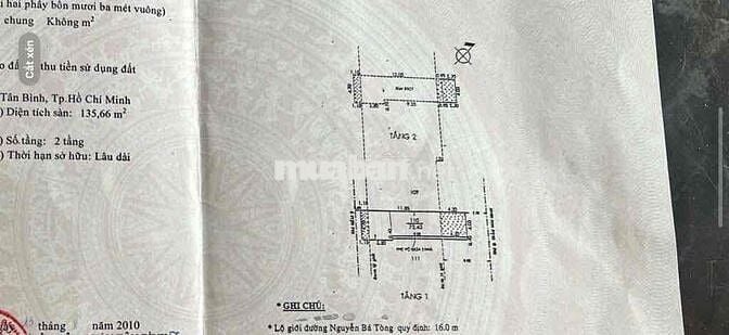 Nhà 2 tầng mặt tiền Trần Mai Ninh - Tân Bình(4m x 17m) tiện kd