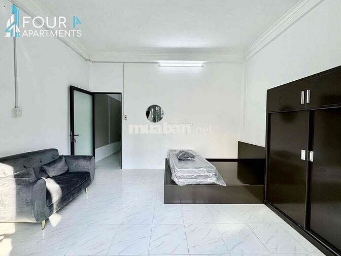 💥Cho Thuê 1PN Ban Công Tách Bếp Full Nội Thất Tại Trung Tâm Gần Q1 🍃