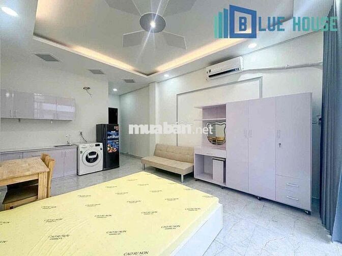 STUDIO BAN CÔNG - FULL NỘI THẤT - MÁY GIẶT RIÊNG NGAY ÂU CƠ TÂN PHÚ