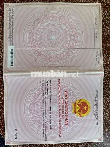 Cần tiền bán gấp đất đường nhựa 10m, mặt tiên, sat ngã tư thương tín