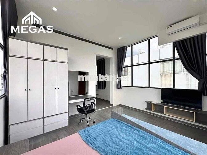 CHO THUÊ CHDV MỚI 100% 1PN BAN CÔNG MÁY GIẶT RIÊNG MT NGUYỄN VĂN CỪ