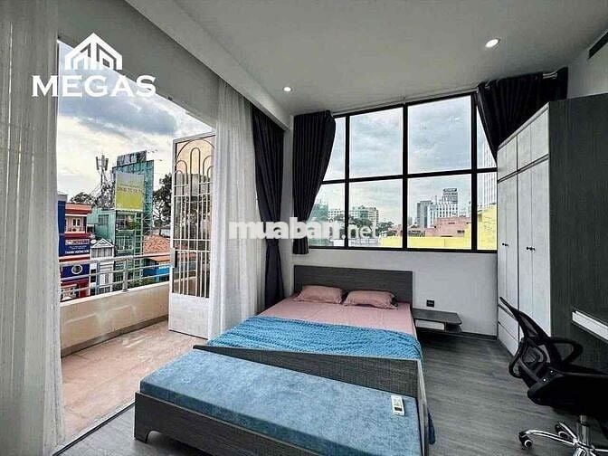 CHO THUÊ CHDV MỚI 100% 1PN BAN CÔNG MÁY GIẶT RIÊNG MT NGUYỄN VĂN CỪ