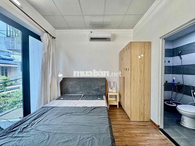 STUDIO BAN CÔNG - CỬA SỔ - FULL NỘI THẤT NGAY LÊ ĐỨC THỌ - NGUYỄN Oanh