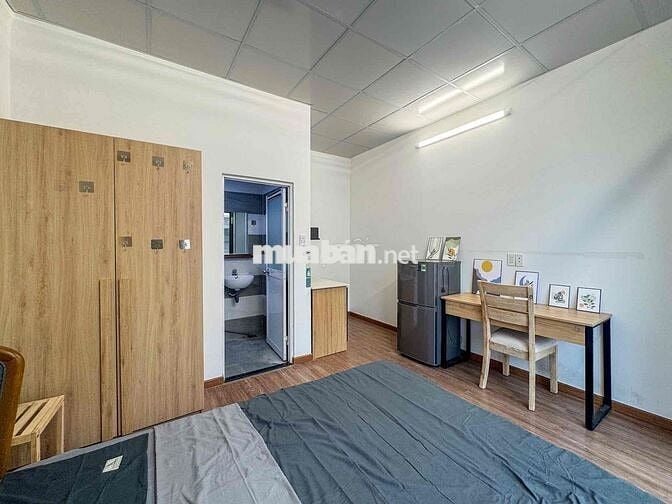 STUDIO BAN CÔNG - CỬA SỔ - FULL NỘI THẤT NGAY LÊ ĐỨC THỌ - NGUYỄN Oanh