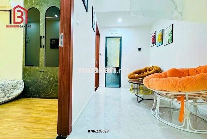 🔴🆘 Nhà quận Thanh Khê 🆘 mới đẹp ô tô để trong nhà full nội thất