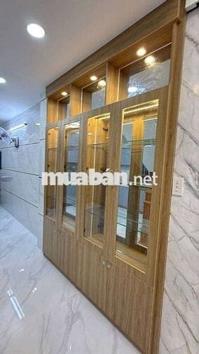 Nhà tk sang trọng 5 tầng. Đường số 5 sát Aeon TP. Dt: 4,2x14. Hẻm 5m