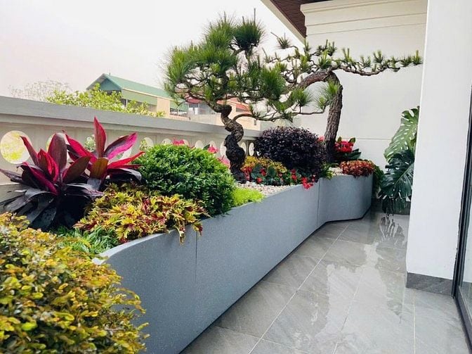 🌸 1. TIỂU CẢNH BAN CÔNG – KHÔNG GIAN NHỎ, CẢM XÚC LỚN