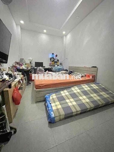 🆘🆘QUẬN 6 NGAY VÒNG XOAY PHÚ LÂM - HẺM Ô TÔ THÔNG  5 4 m — - 4 TẦNG - V