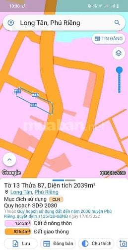 Chính chủ Bán đất diện tích 2000m2, ngang mặt tiền 18,5m, sâu đất 100m
