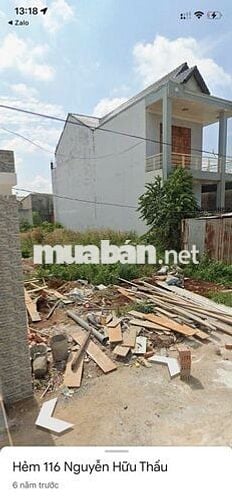 CẦN BÁN LÔ ĐẤT HẺM NGUYỄN HỮU THẤU – GẦN TRƯỜNG HOÀNG VIỆT